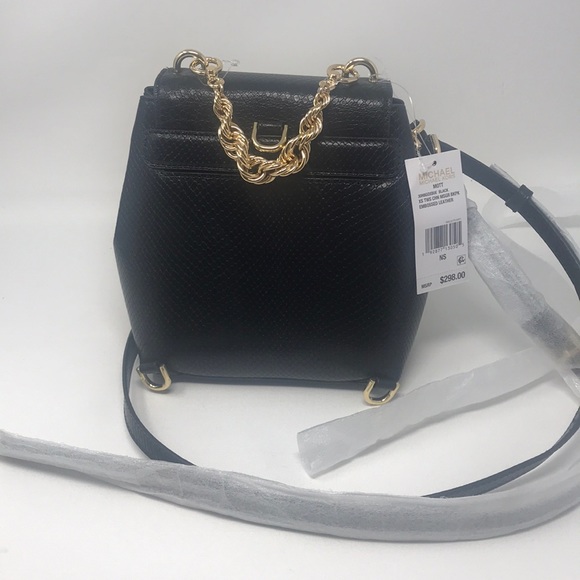 NWT Michael Kors Mini Messenger Backpack - Picture 8 of 8